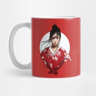 kimono girl Mug